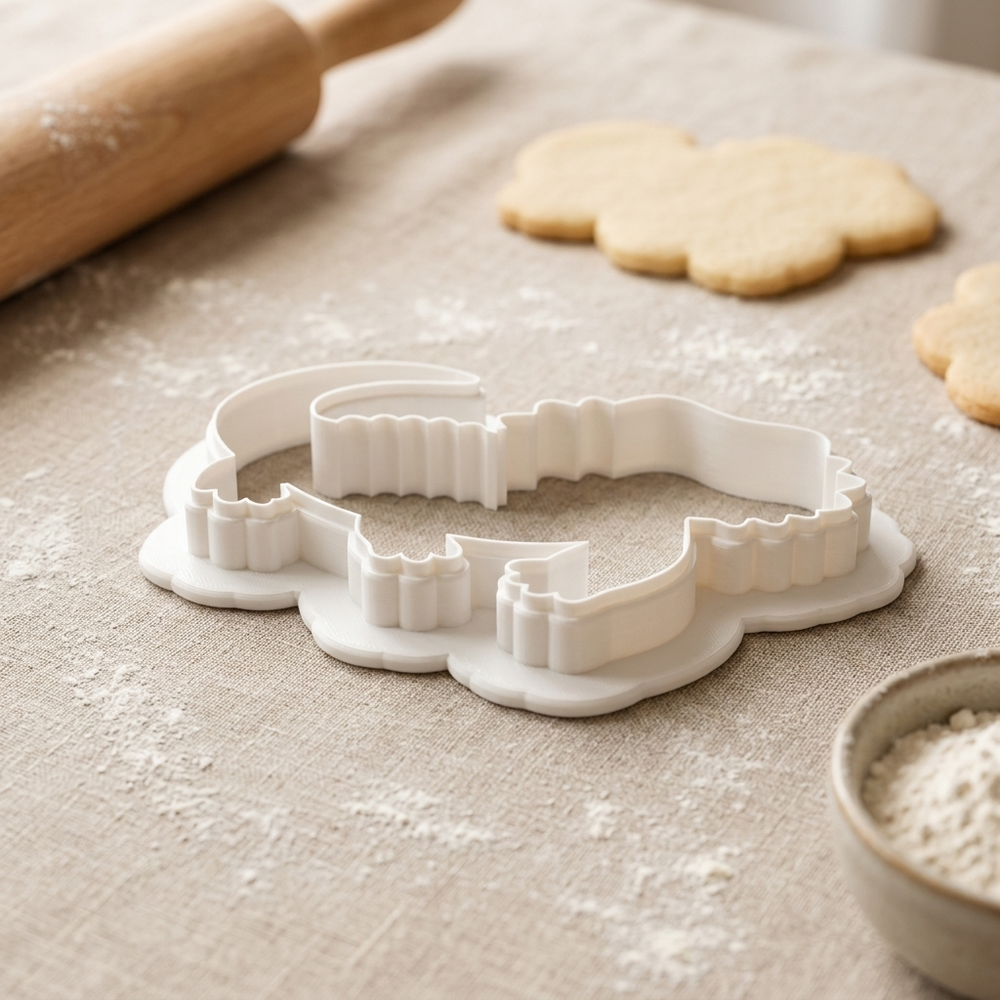 Bearded Dragon Cookie Cutter, 3D Printed Birthday Party Cutter
