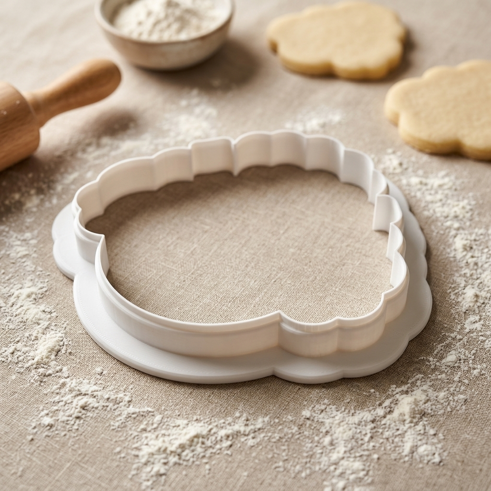 Poodle Face Cookie Cutter, 3D Printed Wedding Cutter