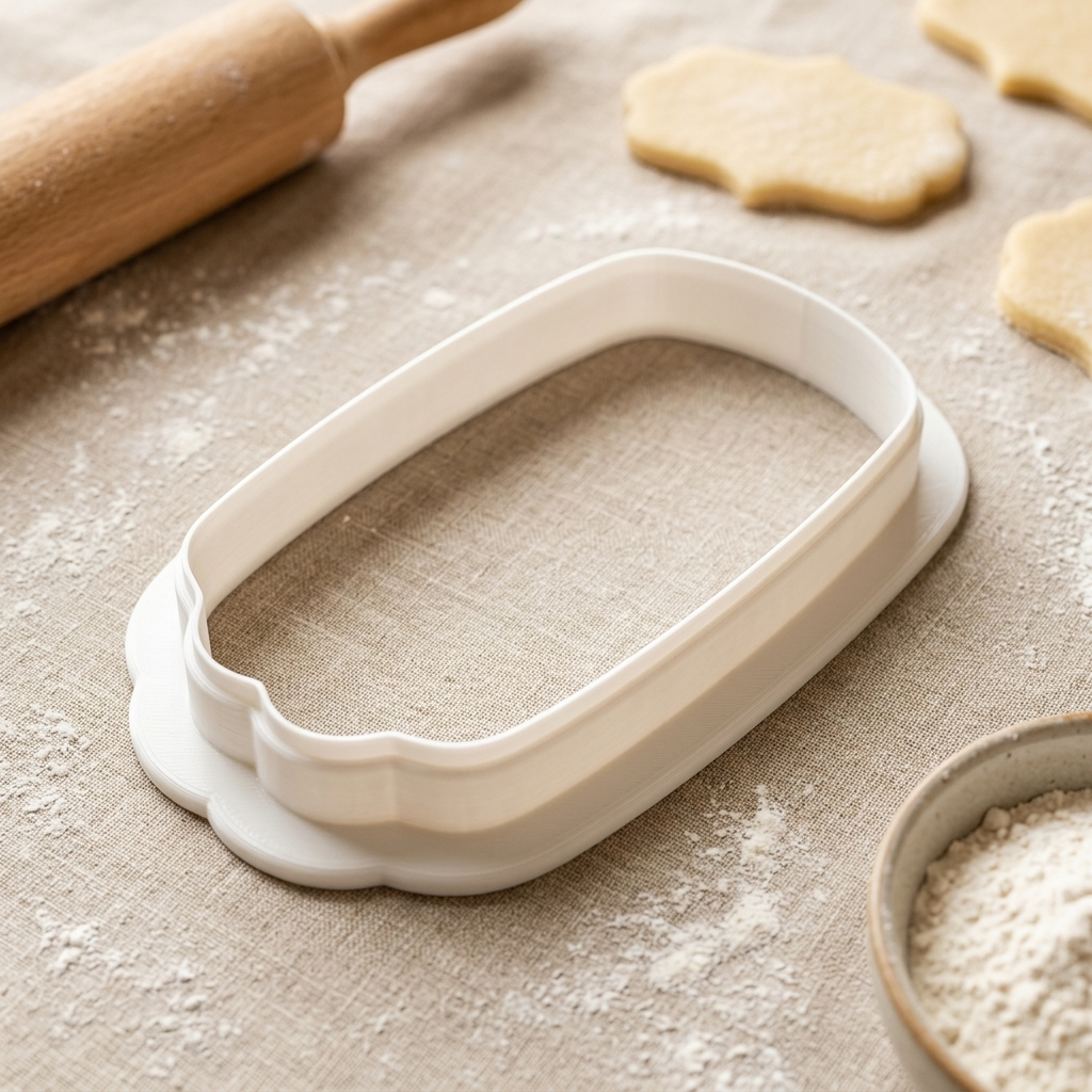Shawarma Wrap Cookie Cutter, 3D Printed Food Theme Cutter