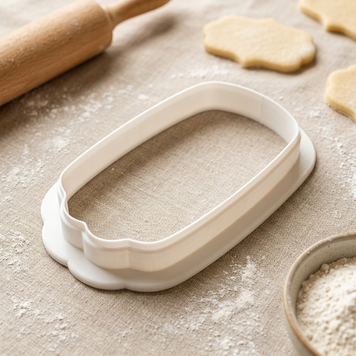 Shawarma Wrap Cookie Cutter, 3D Printed Food Theme Cutter