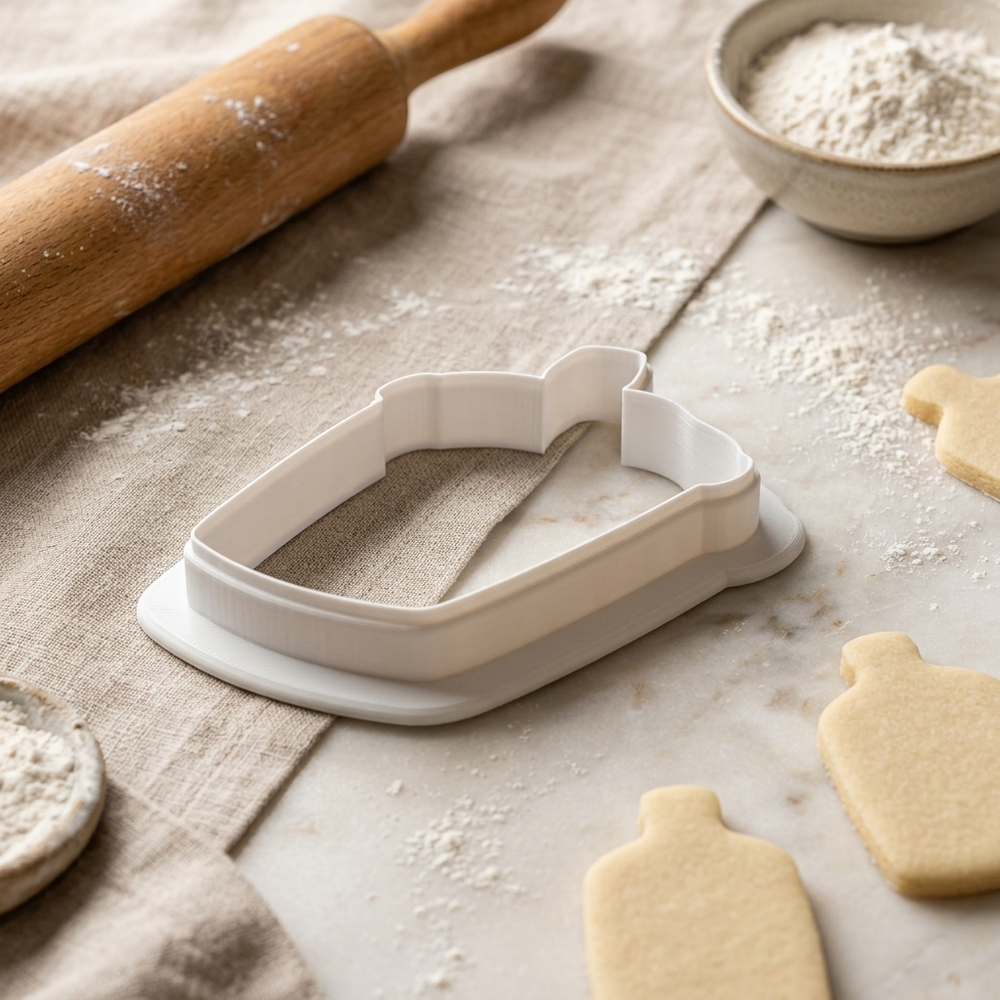 Iced Matcha Cup Cookie Cutter, 3D Printed Birthday Party Cutter