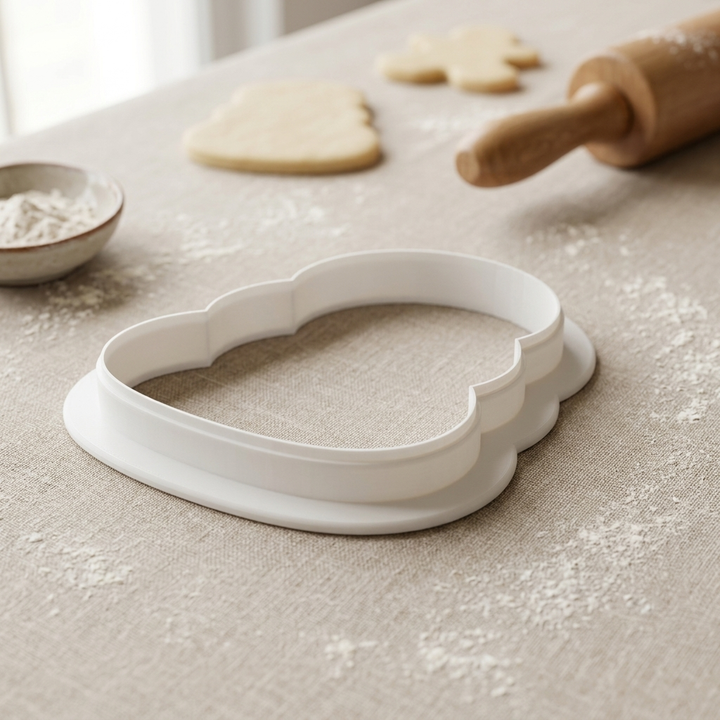 Mochi Stack Cookie Cutter, 3D Printed Food Theme Cutter