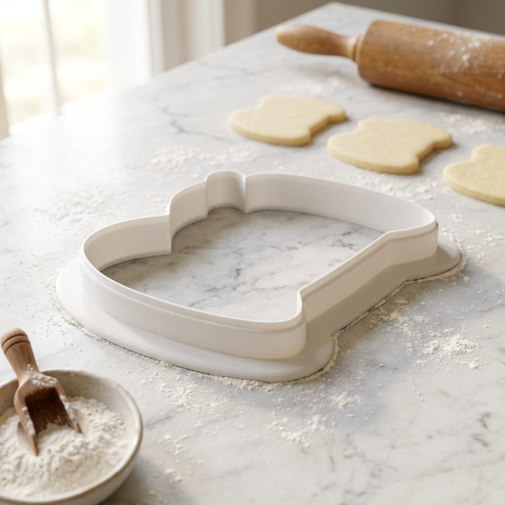 Quilting Spool Cookie Cutter, 3D Printed Family Gift Cutter