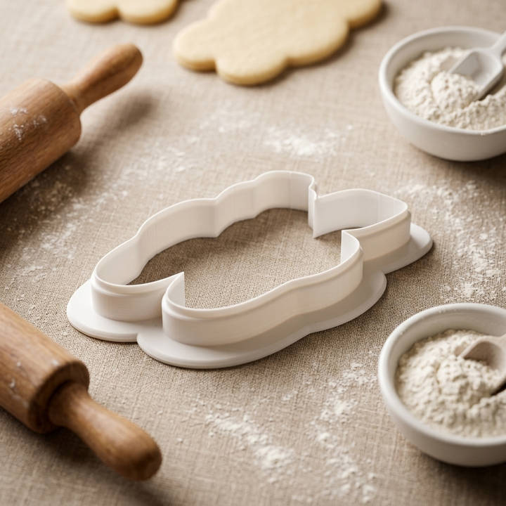 Dentist Toothbrush Cup Cookie Cutter, 3D Printed Food Theme Cutter