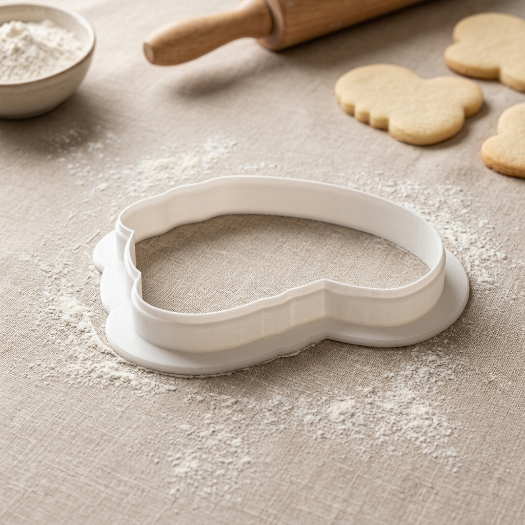 Cycling Helmet Cookie Cutter, 3D Printed Birthday Party Cutter