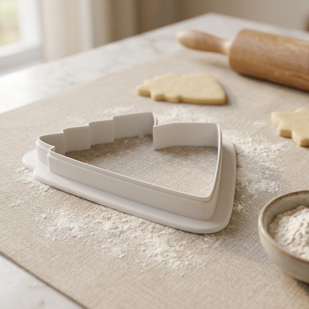 A Frame Cabin Cookie Cutter, 3D Printed Christmas Cutter