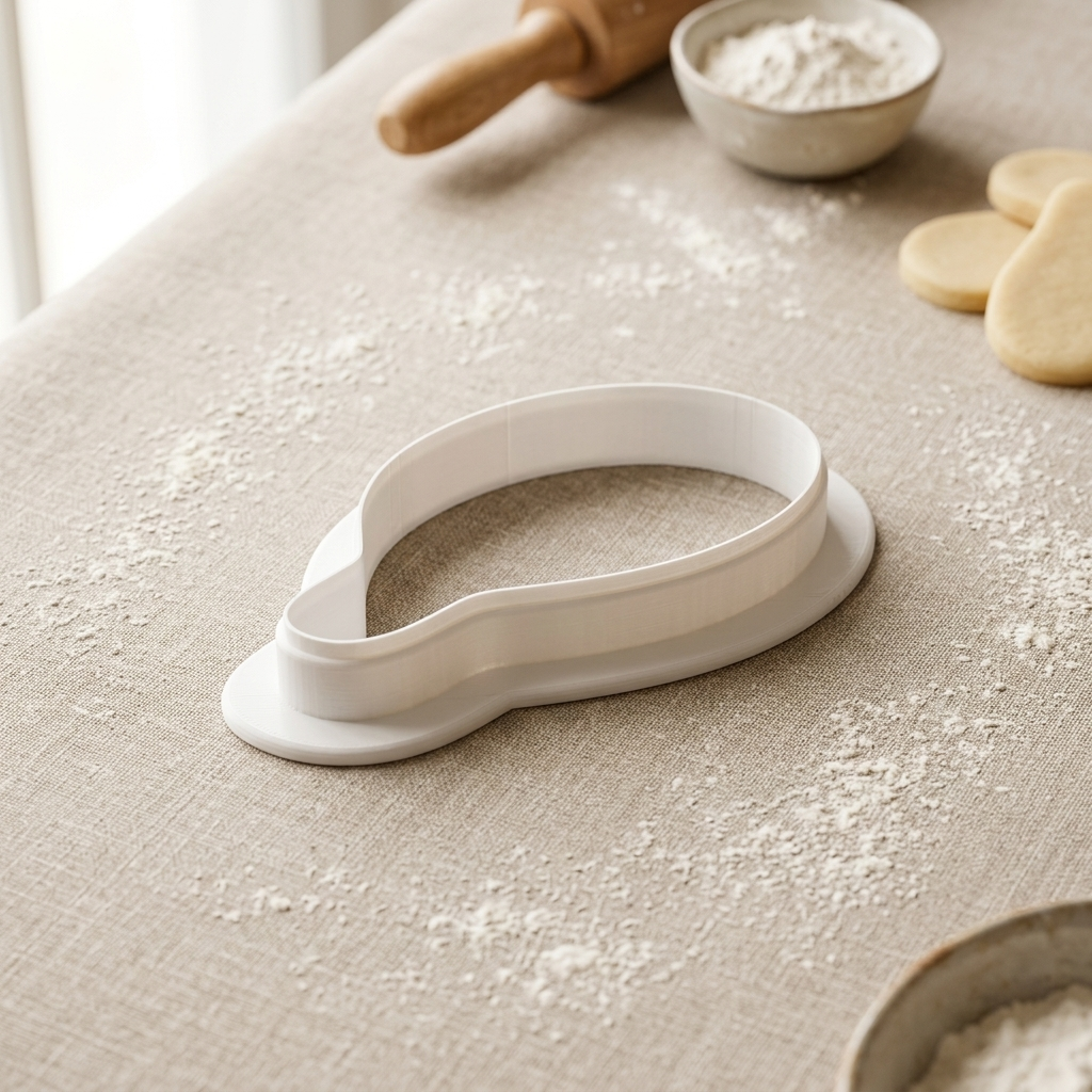 Snowshoe Cookie Cutter, 3D Printed Christmas Cutter
