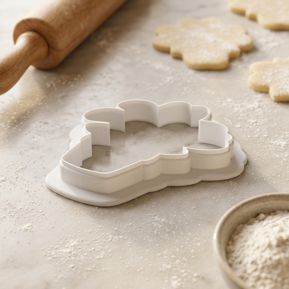 Venus Flytrap Cookie Cutter, 3D Printed STEM Theme Cutter