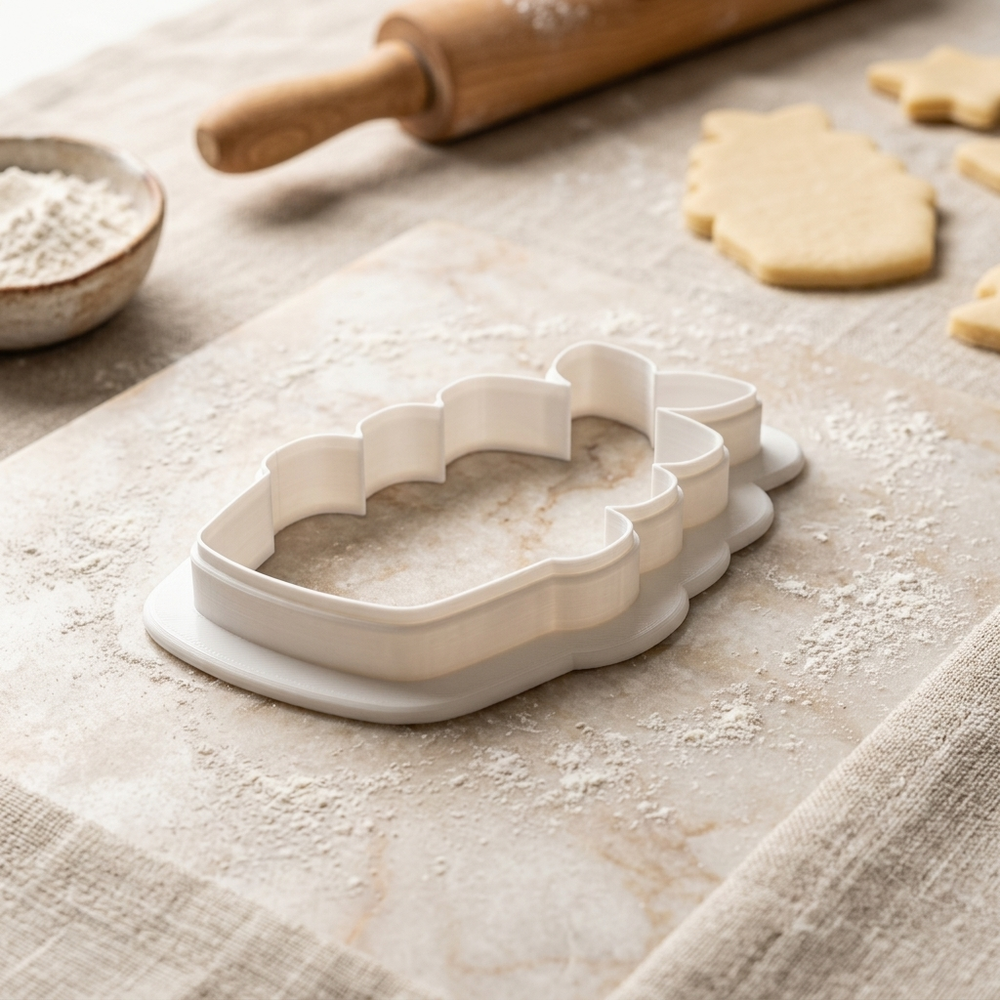 Terracotta Pot Stack Cookie Cutter, 3D Printed Food Theme Cutter