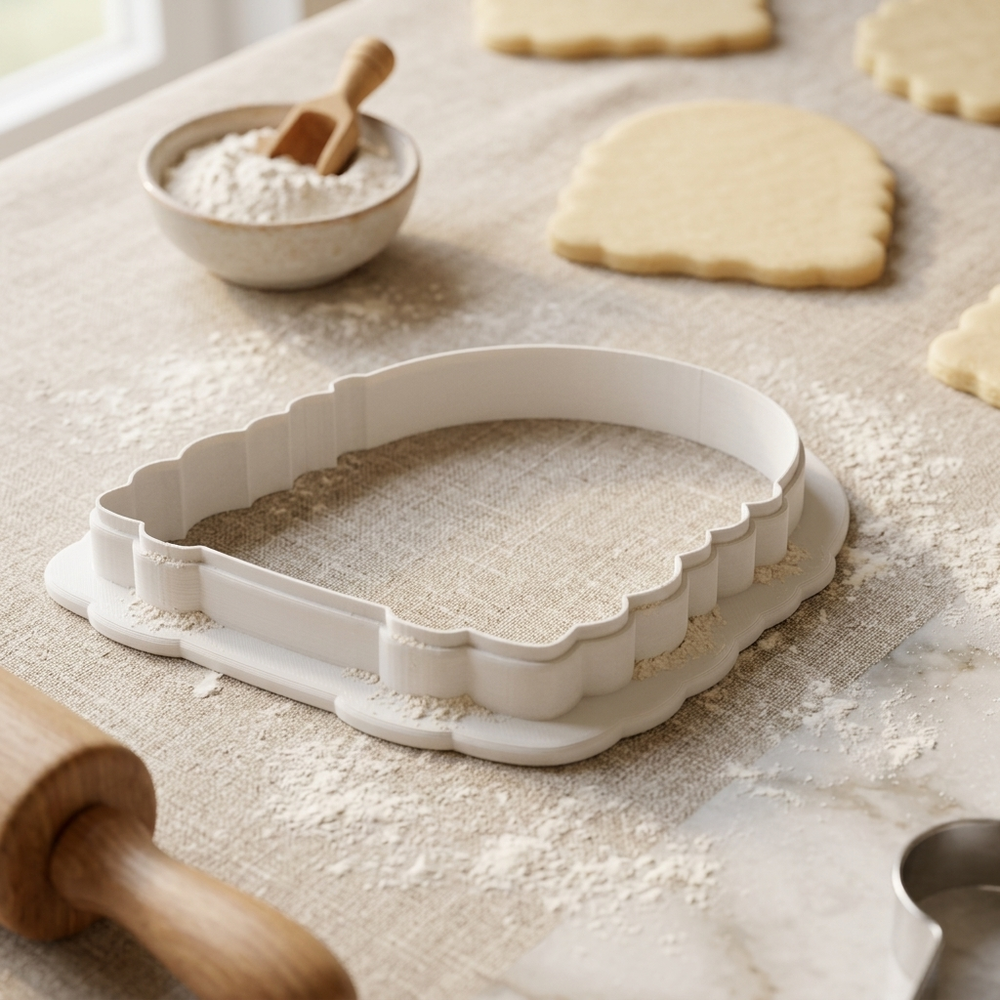Cottage Garden Gate Cookie Cutter, 3D Printed Wedding Cutter
