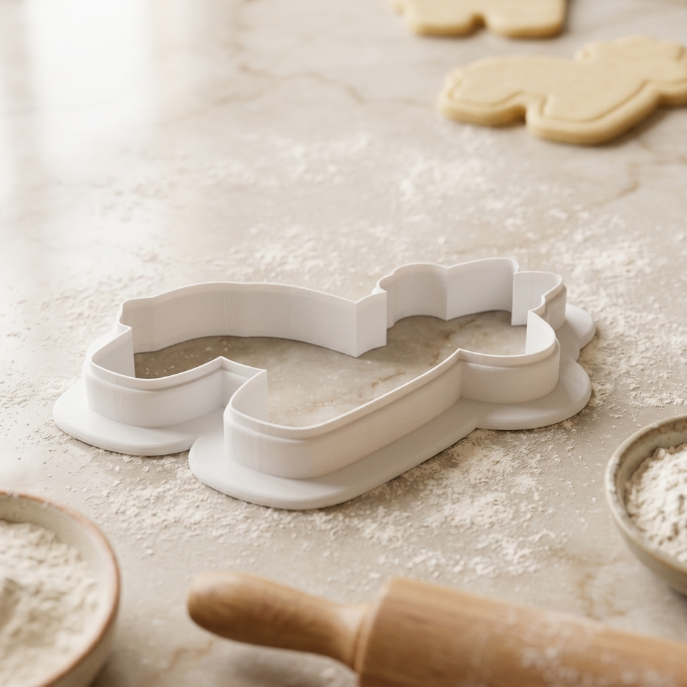 Pinata Donkey Cookie Cutter, 3D Printed Birthday Party Cutter