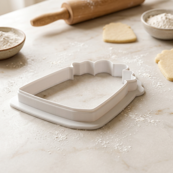 Gift Bag Tissue Paper Cookie Cutter, 3D Printed South Asian Festival Cutter