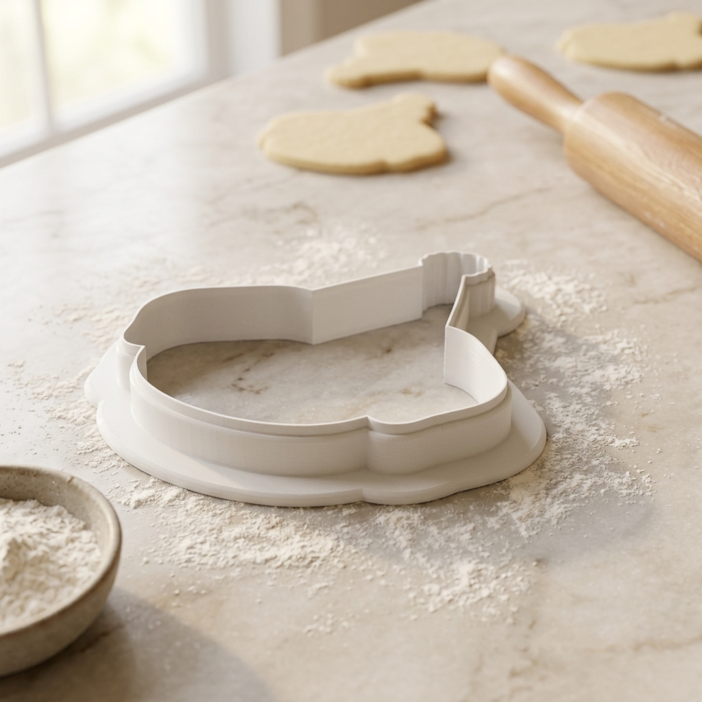 Party Puppy Hat Cookie Cutter, 3D Printed Birthday Party Cutter