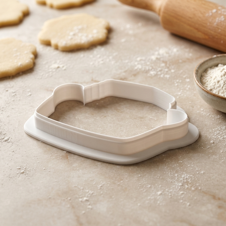 Changing Table Basket Cookie Cutter, 3D Printed Baby Shower Cutter
