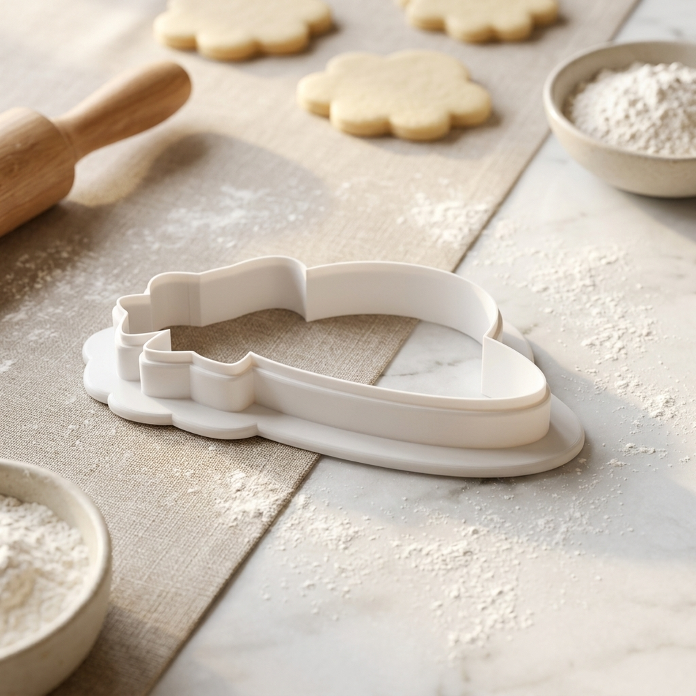 Easter Bonnet Bow Cookie Cutter, 3D Printed Easter Cutter