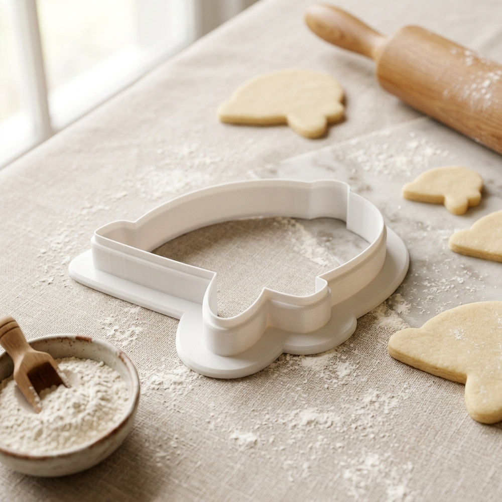 Parakeet Swing Cookie Cutter, 3D Printed Birthday Party Cutter