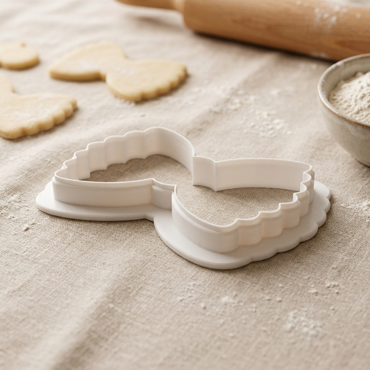Pasta Farfalle Bow Cookie Cutter, 3D Printed Thanksgiving Cutter
