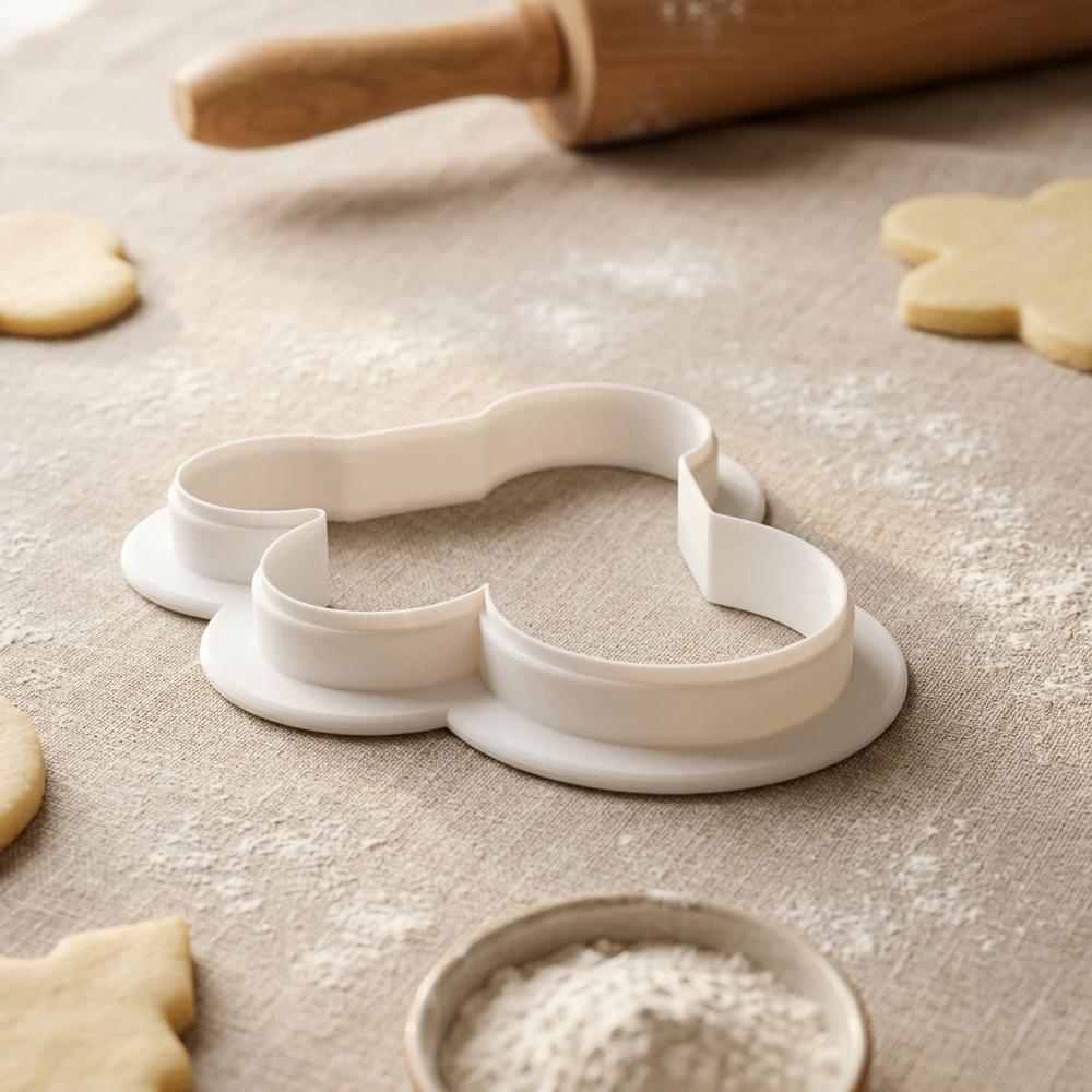 Measuring Spoon Ring Cookie Cutter, 3D Printed Food Theme Cutter