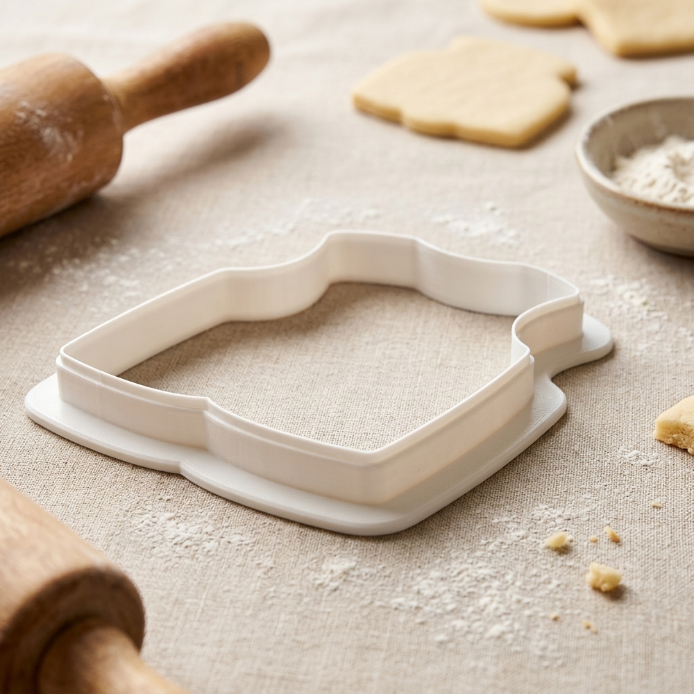 Construction Safety Vest Cookie Cutter, 3D Printed Birthday Party Cutter