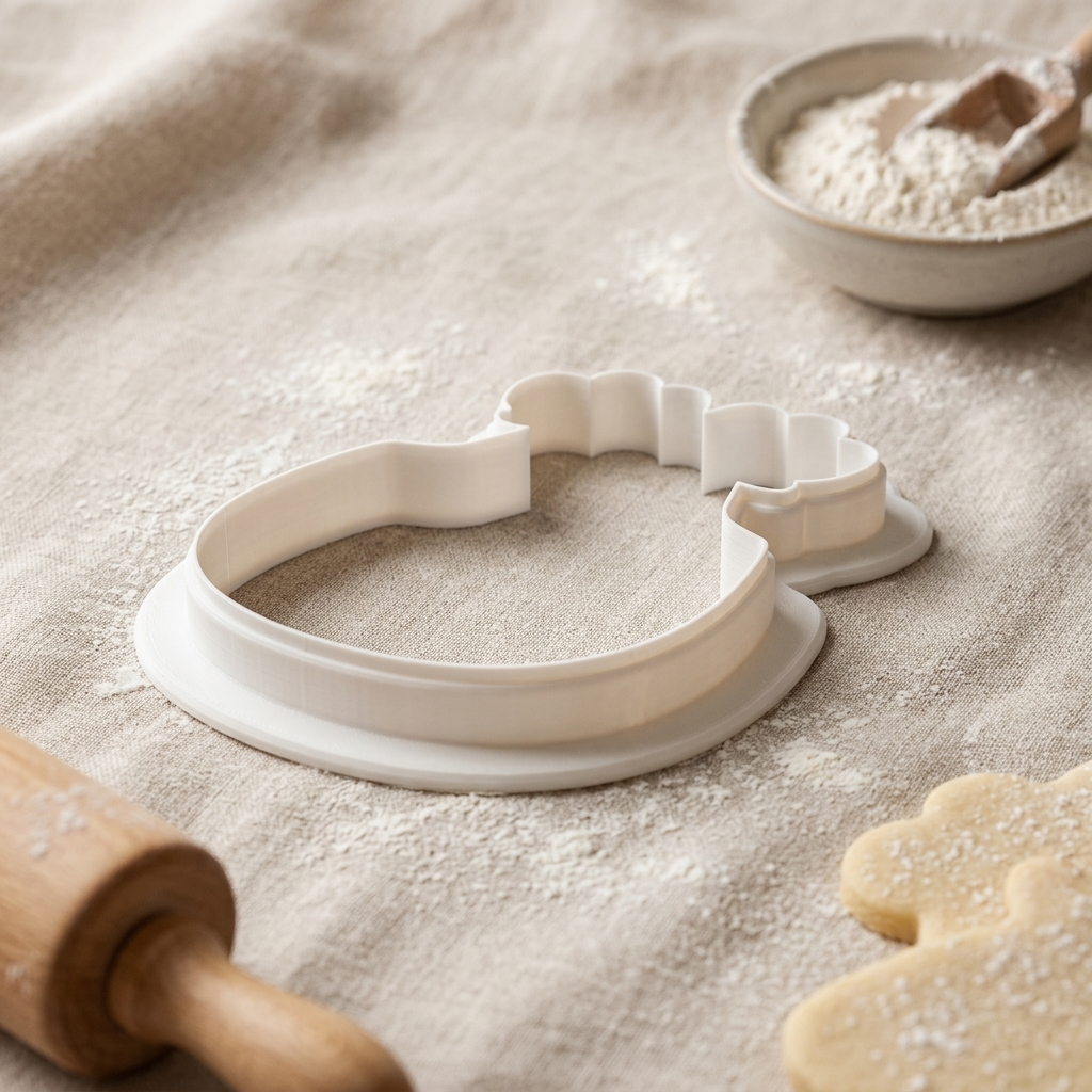 Thanksgiving Apron Turkey Pocket Cookie Cutter, 3D Printed Thanksgiving Cutter