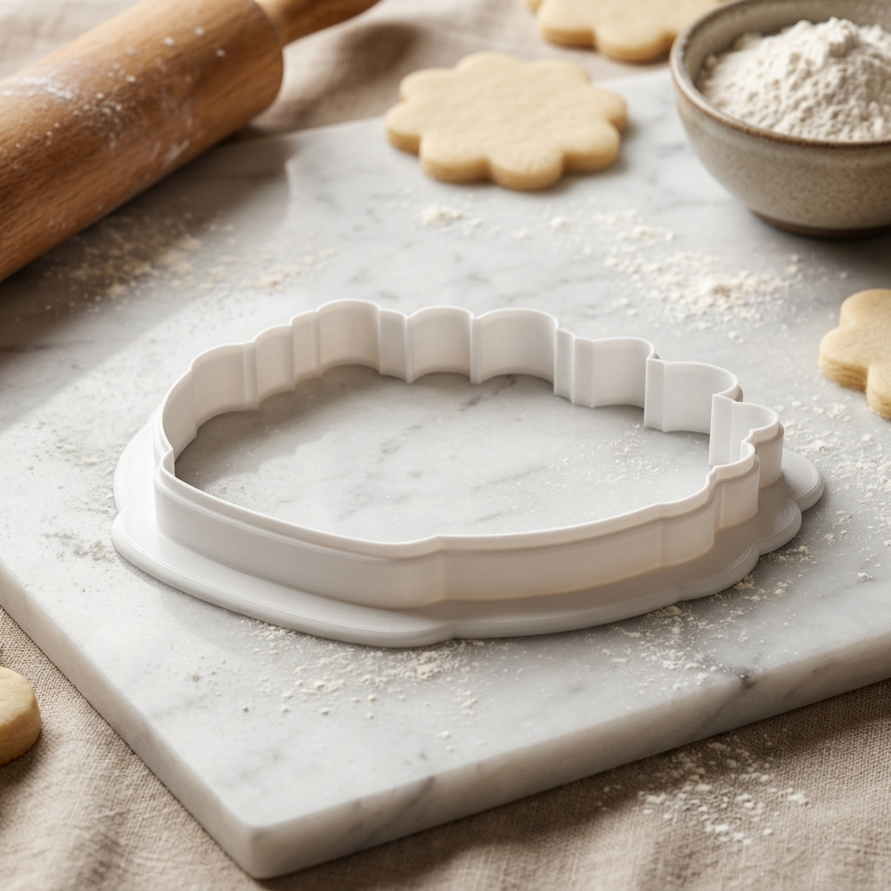 Friendsgiving Serving Bowl Cookie Cutter, 3D Printed Thanksgiving Cutter