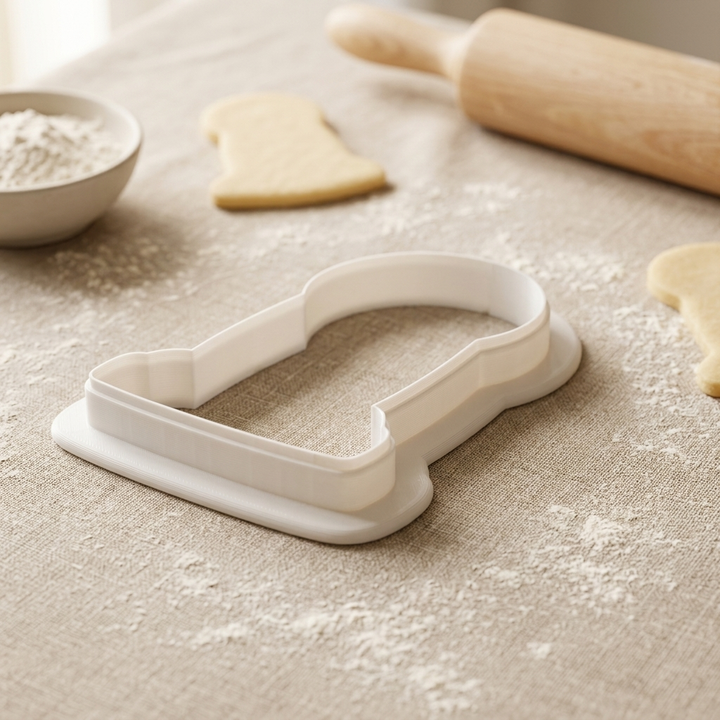 Winter Cabin Door Cookie Cutter, 3D Printed South Asian Festival Cutter