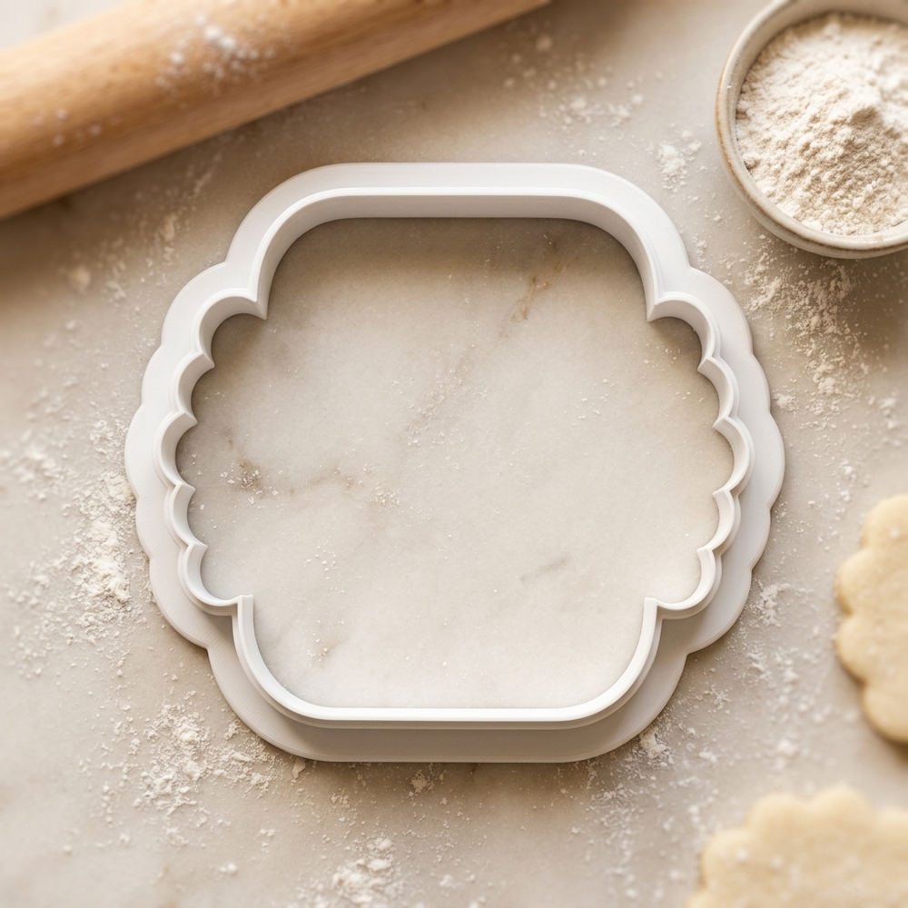 Tarot Sun Plaque Cookie Cutter, 3D Printed Halloween Cutter