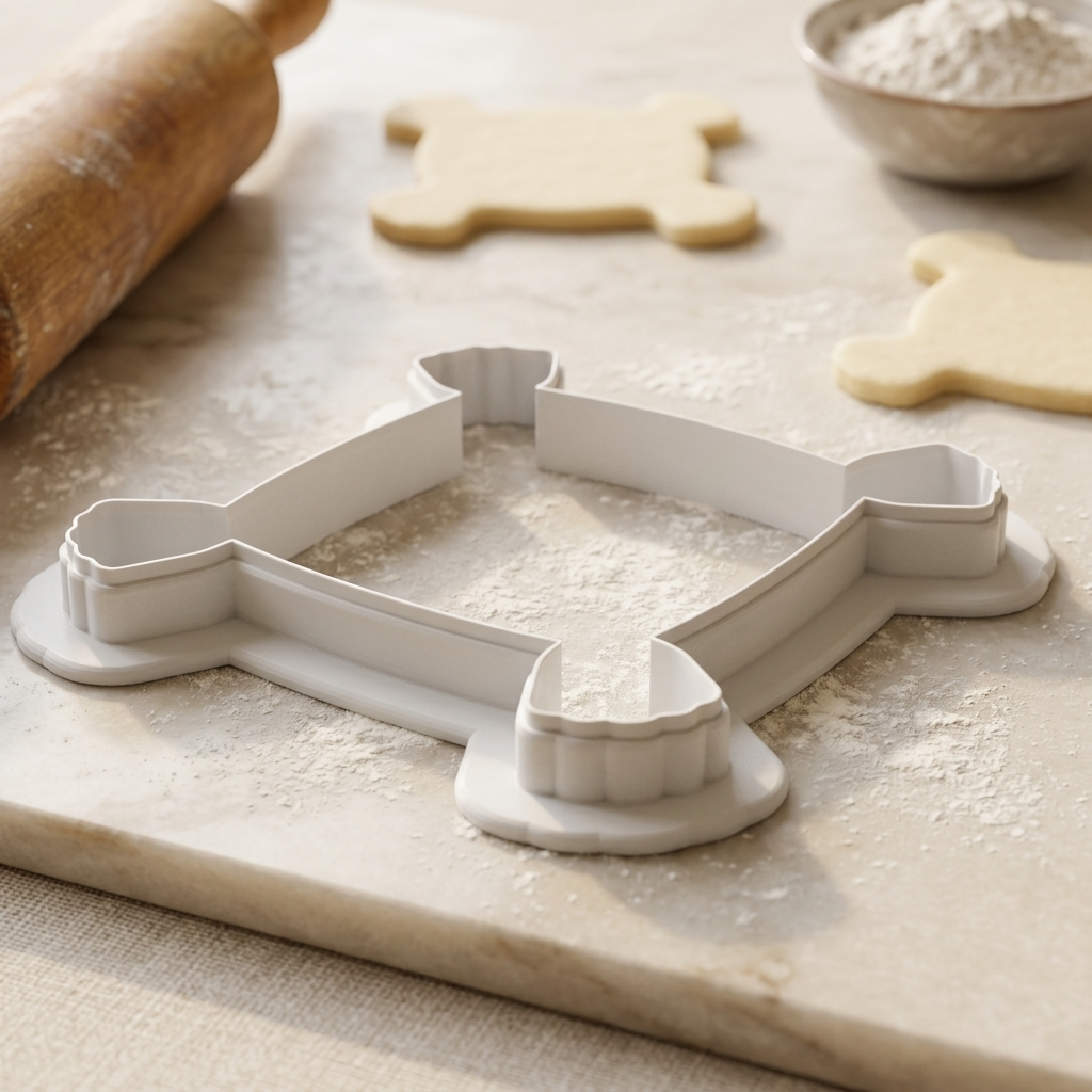 Throw Pillow Tassel Cookie Cutter, 3D Printed Wedding Cutter