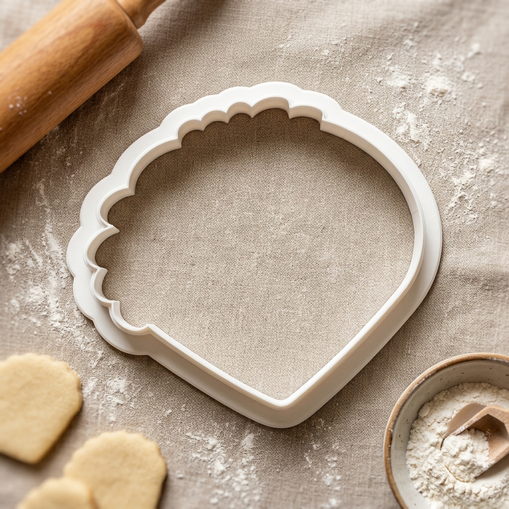 Floral Arch Name Plaque Blank Cookie Cutter, 3D Printed Baby Shower Cutter