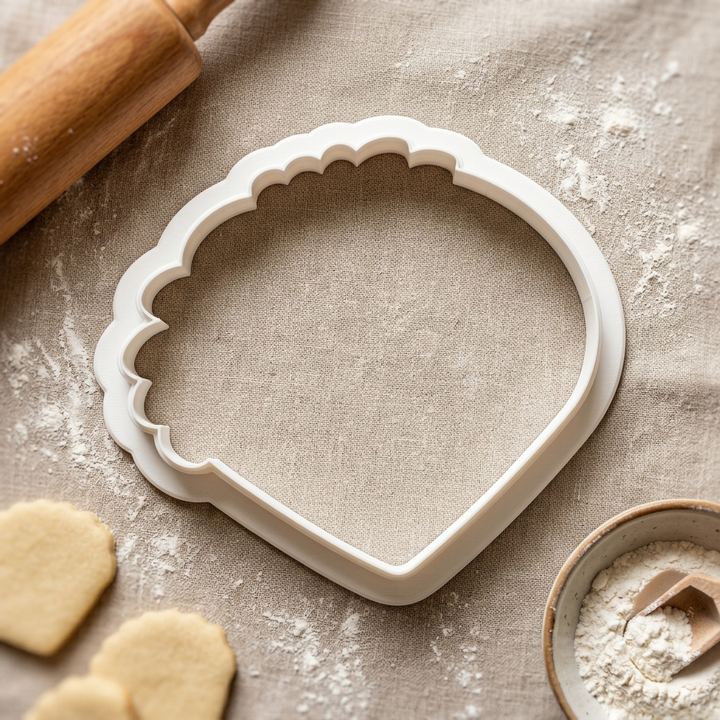 Floral Arch Name Plaque Blank Cookie Cutter, 3D Printed Baby Shower Cutter