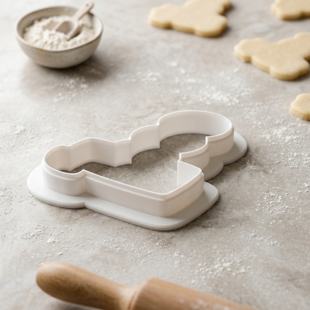 Mochi Trio Tray Cookie Cutter, 3D Printed Birthday Party Cutter