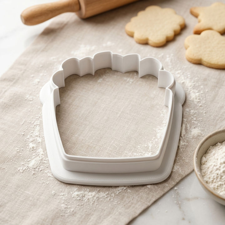 Poutine Fries Box Cookie Cutter, 3D Printed Christmas Cutter