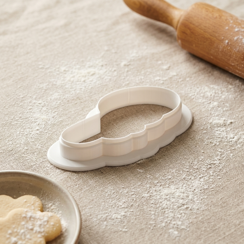 Pho Soup Spoon Cookie Cutter, 3D Printed Birthday Party Cutter