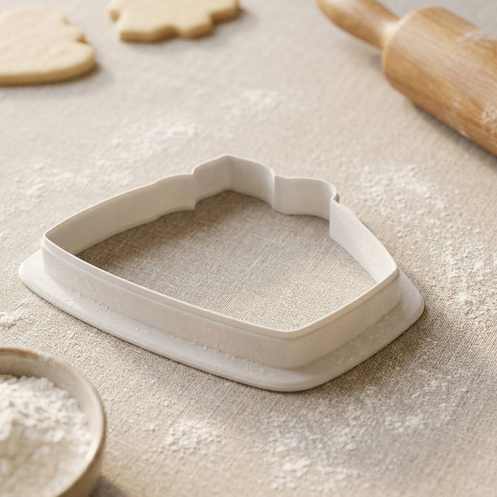 Ube Cake Slice Cookie Cutter, 3D Printed Birthday Party Cutter