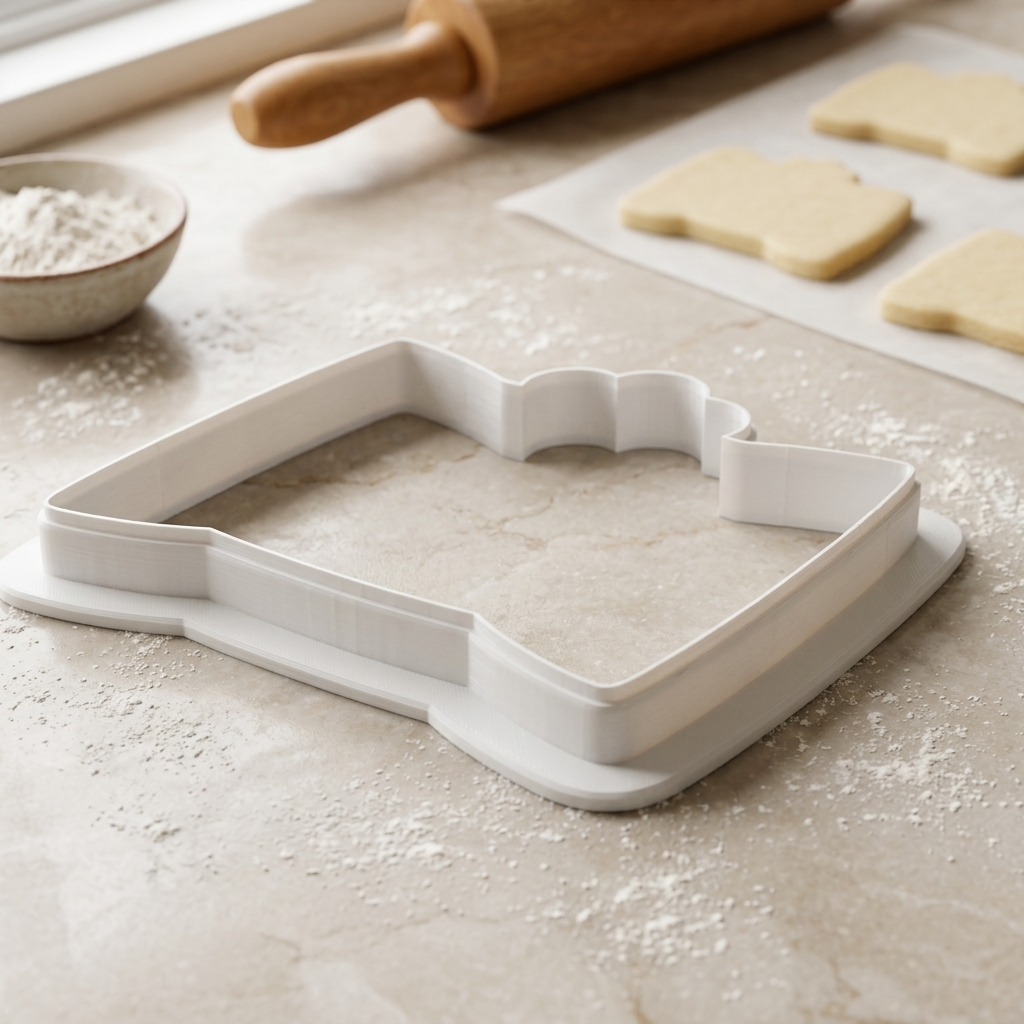 Science Fair Tri Fold Cookie Cutter, 3D Printed Food Theme Cutter