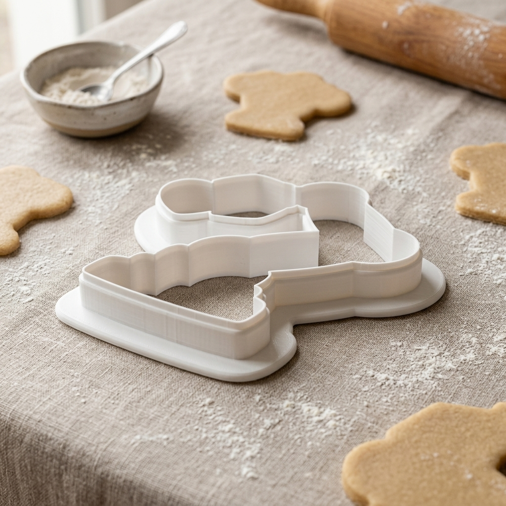 Robot Arm Heart Cookie Cutter, 3D Printed Birthday Party Cutter