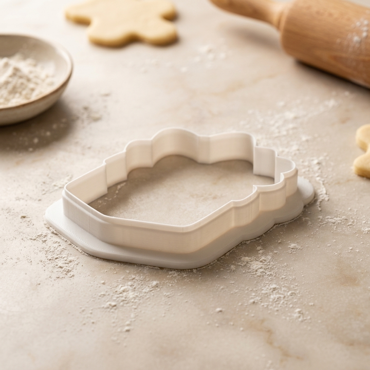 Gender Reveal Confetti Box Cookie Cutter, 3D Printed Baby Shower Cutter