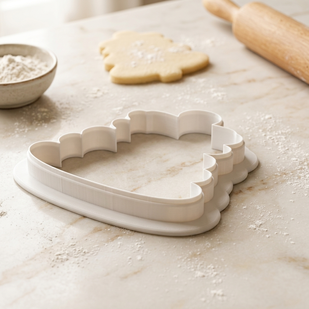 Tea Party Tiered Tray Cookie Cutter, 3D Printed Family Gift Cutter