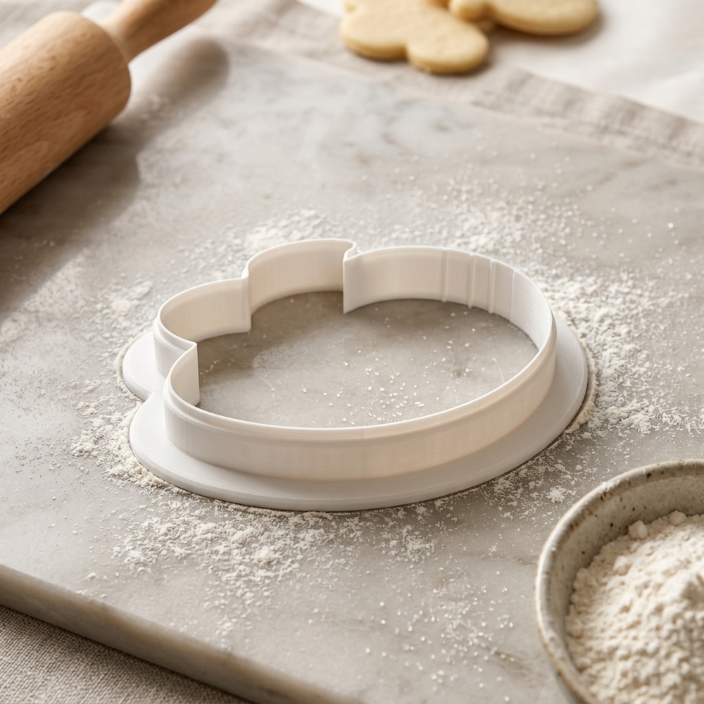 Easter Egg Paint Palette Cookie Cutter, 3D Printed Easter Cutter