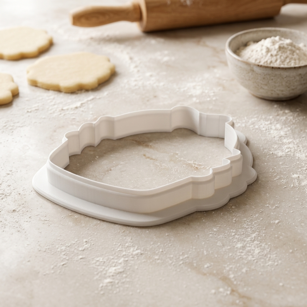 Tulip Basket Cookie Cutter, 3D Printed Easter Cutter
