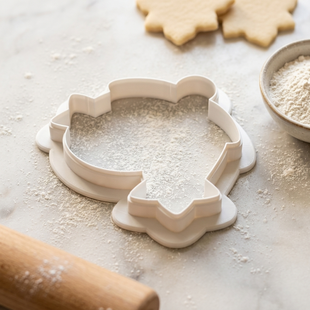Moon Crib Mobile Cookie Cutter, 3D Printed Baby Shower Cutter