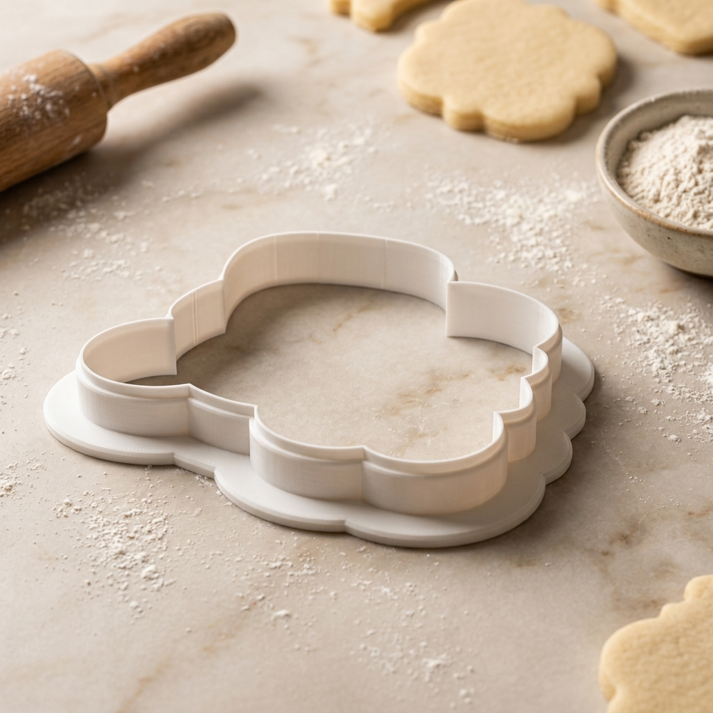 Twin Baby Stroller Cookie Cutter, 3D Printed Baby Shower Cutter
