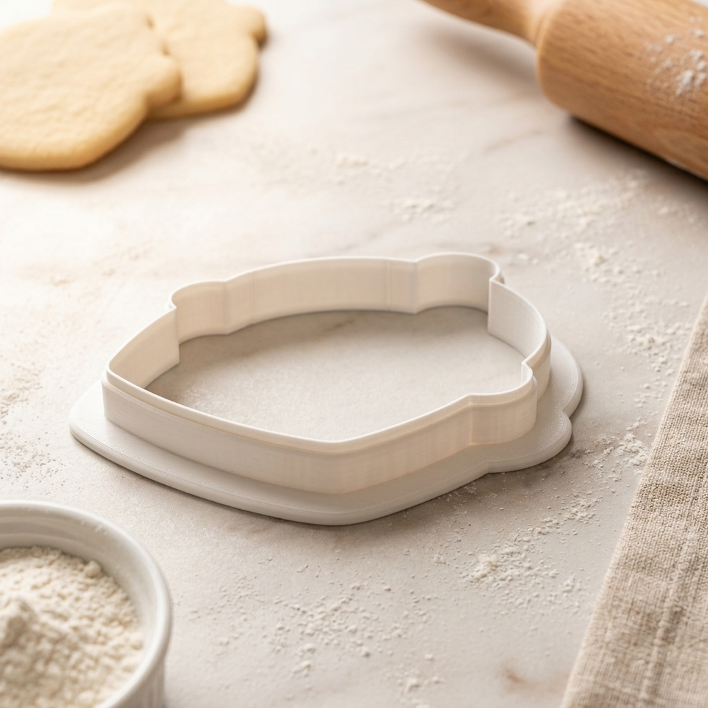 Gender Reveal Cupcake Dome Cookie Cutter, 3D Printed Baby Shower Cutter