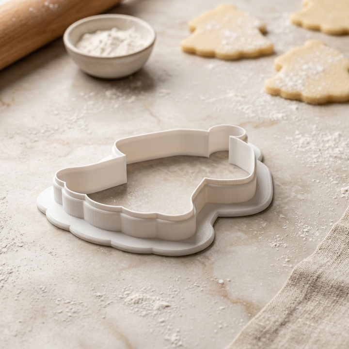 Bridal Robe Hanger Cookie Cutter, 3D Printed Wedding Cutter