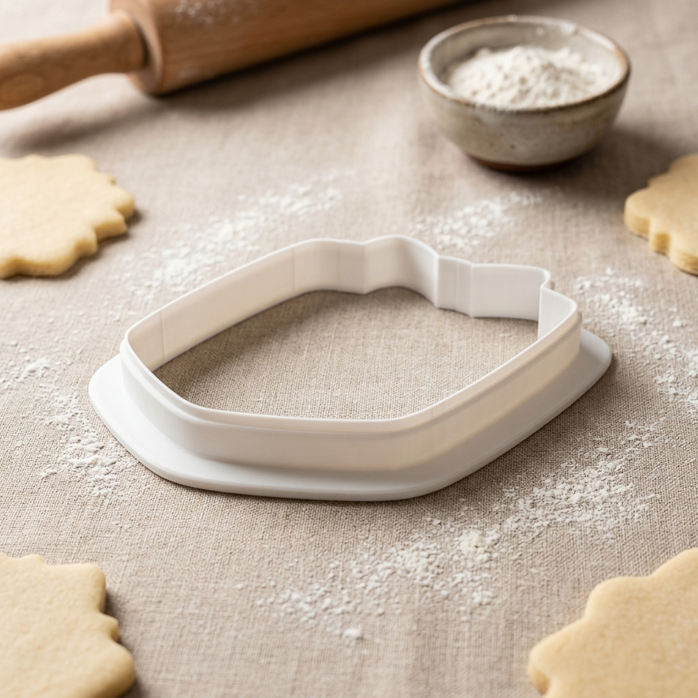 Groom Bow Tie Pocket Square Cookie Cutter, 3D Printed Wedding Cutter