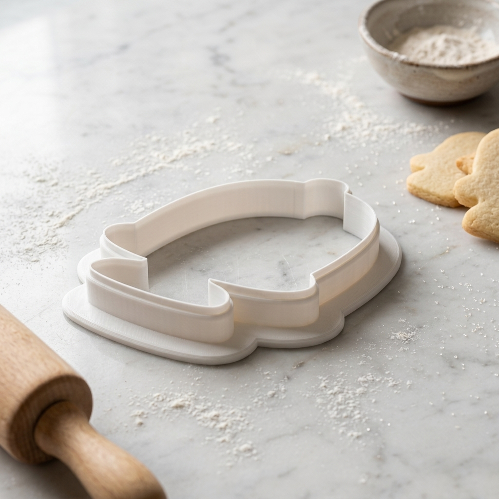 Celebration Cake Dome Cookie Cutter, 3D Printed Birthday Party Cutter