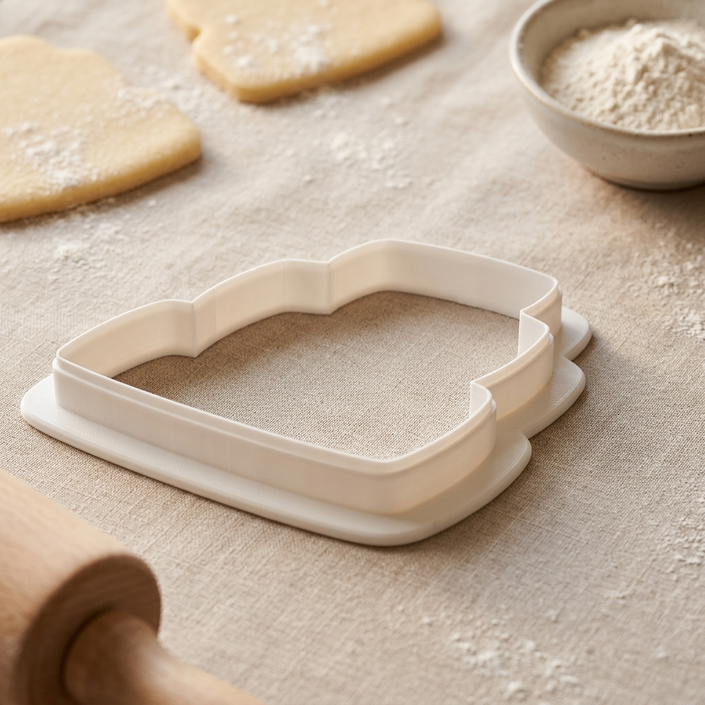 Gift Stack Bow Cookie Cutter, 3D Printed South Asian Festival Cutter