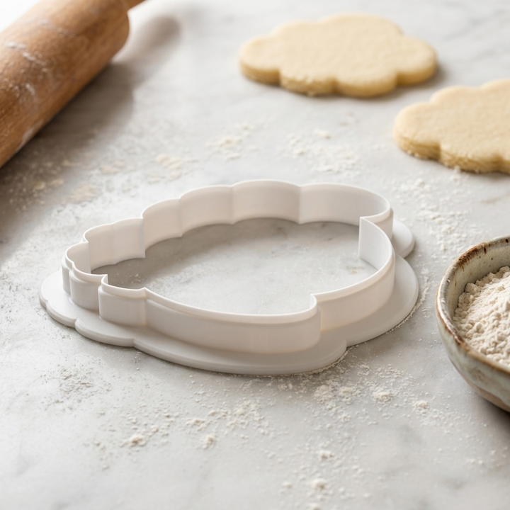 Clover Pocket Watch Cookie Cutter, 3D Printed St Patricks Day Cutter