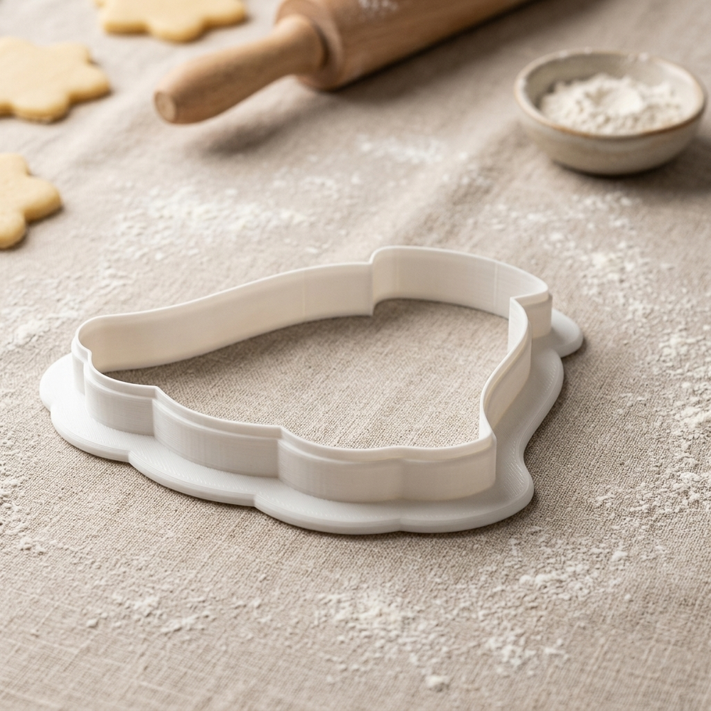 Vampire Cape Cookie Cutter, 3D Printed Halloween Cutter