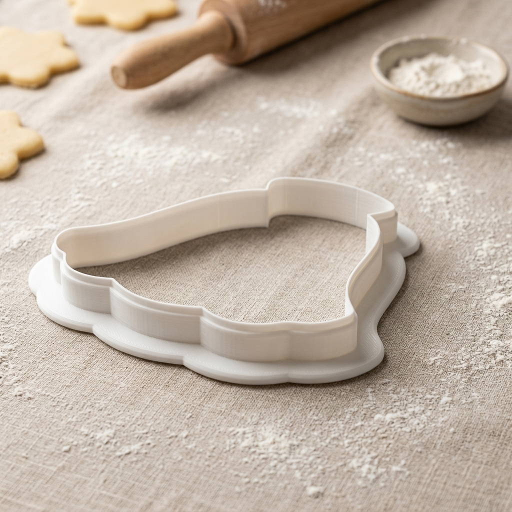 Vampire Cape Cookie Cutter, 3D Printed Halloween Cutter